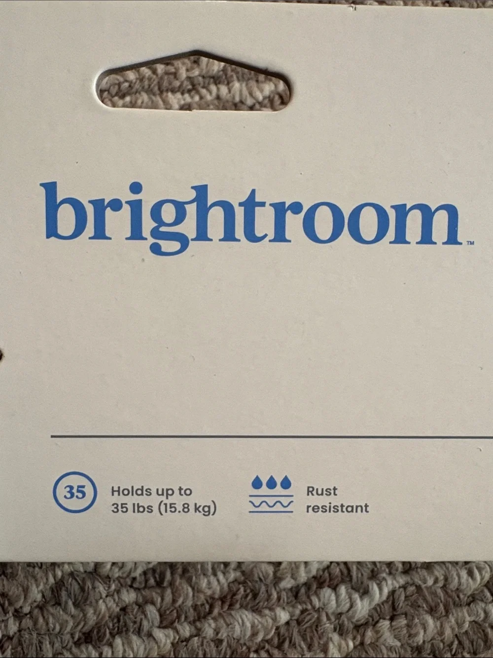 brightroom Gray Metal Over-the-Door Hook Rack